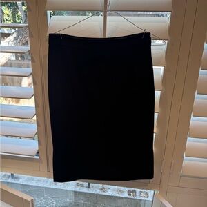 Anthropologie Classic Black Pencil Skirt